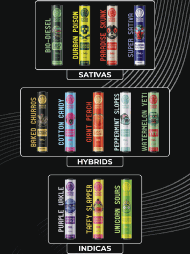 Awaken® Vape Etched Cartridges 1ml - Unicorn Sours (Indica)