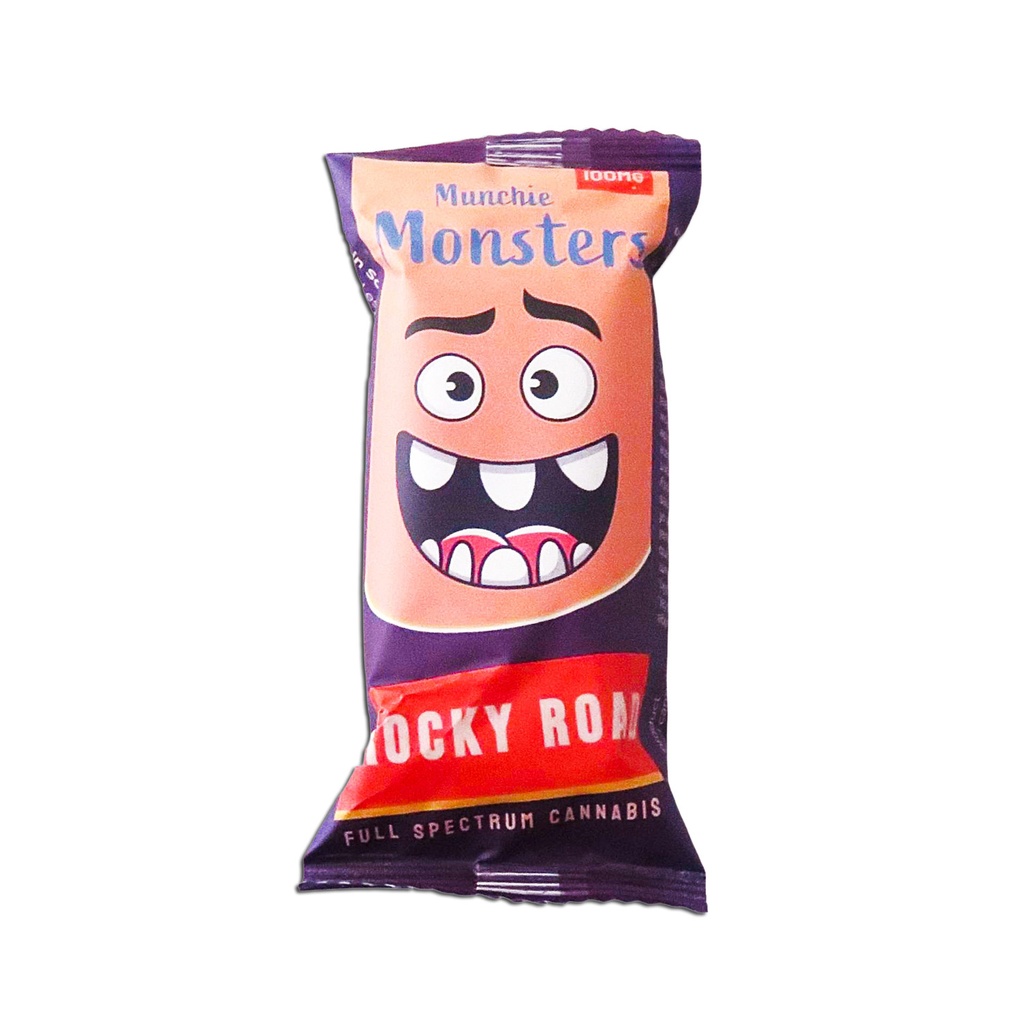 Monster Muncheez (Munchie Monsters) Rocky Road Chocolate Bar 100mg Full Spectrum
