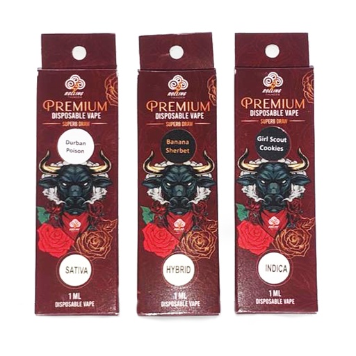 Rolling Thunder Disposable Vape 1ml - Biscotti (Indica)