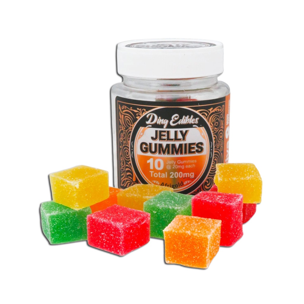 Jelly Gummies - Tutti Fruity 200mg (10x20mg) (Indica)