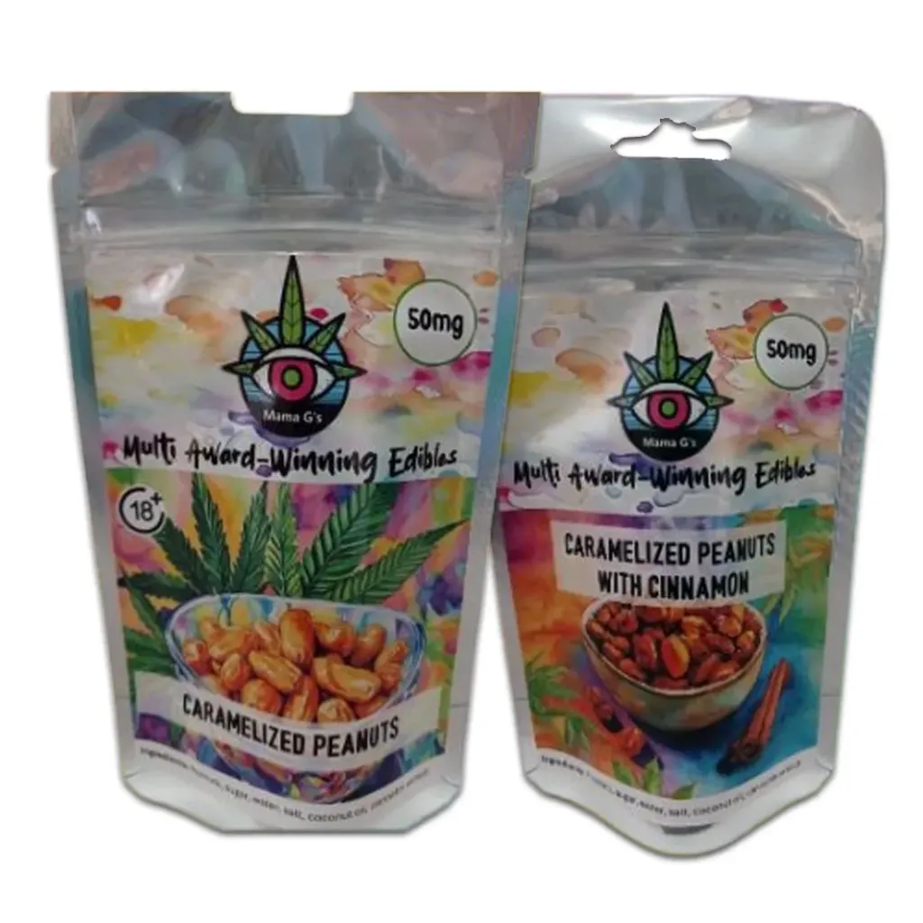 Canna Caramelized Peanuts (10 Packs) (Cinnamon & Vanilla, 50 mg)