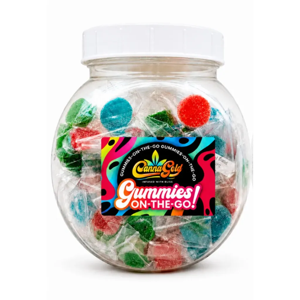 Gummies-On-The-Go (Round) - Full Spectrum 780mg (78x10mg) - Large Tub
