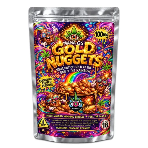 Gold Nuggets 100mg (Chocolate Coated Peanuts)