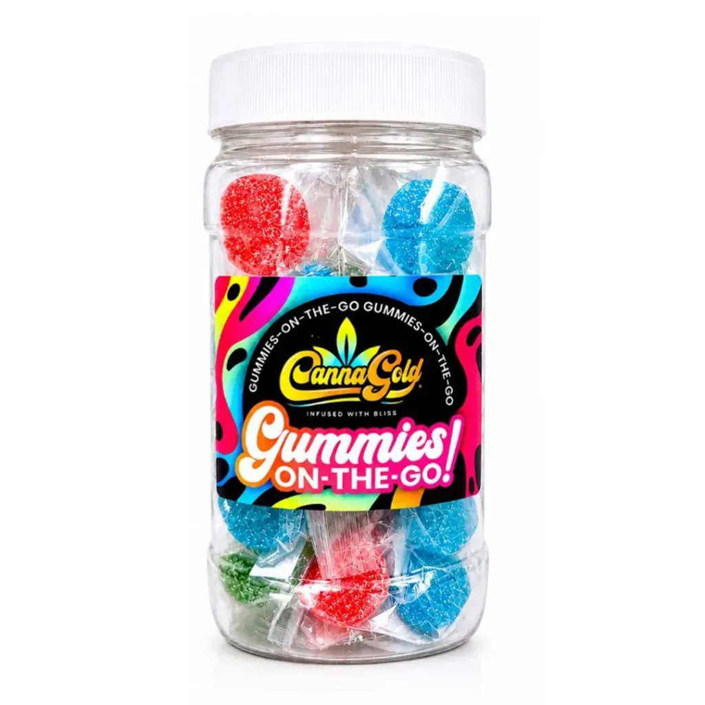 Gummies-On-The-Go (Round) - Full Spectrum 600mg (20x30mg) - Med Tub