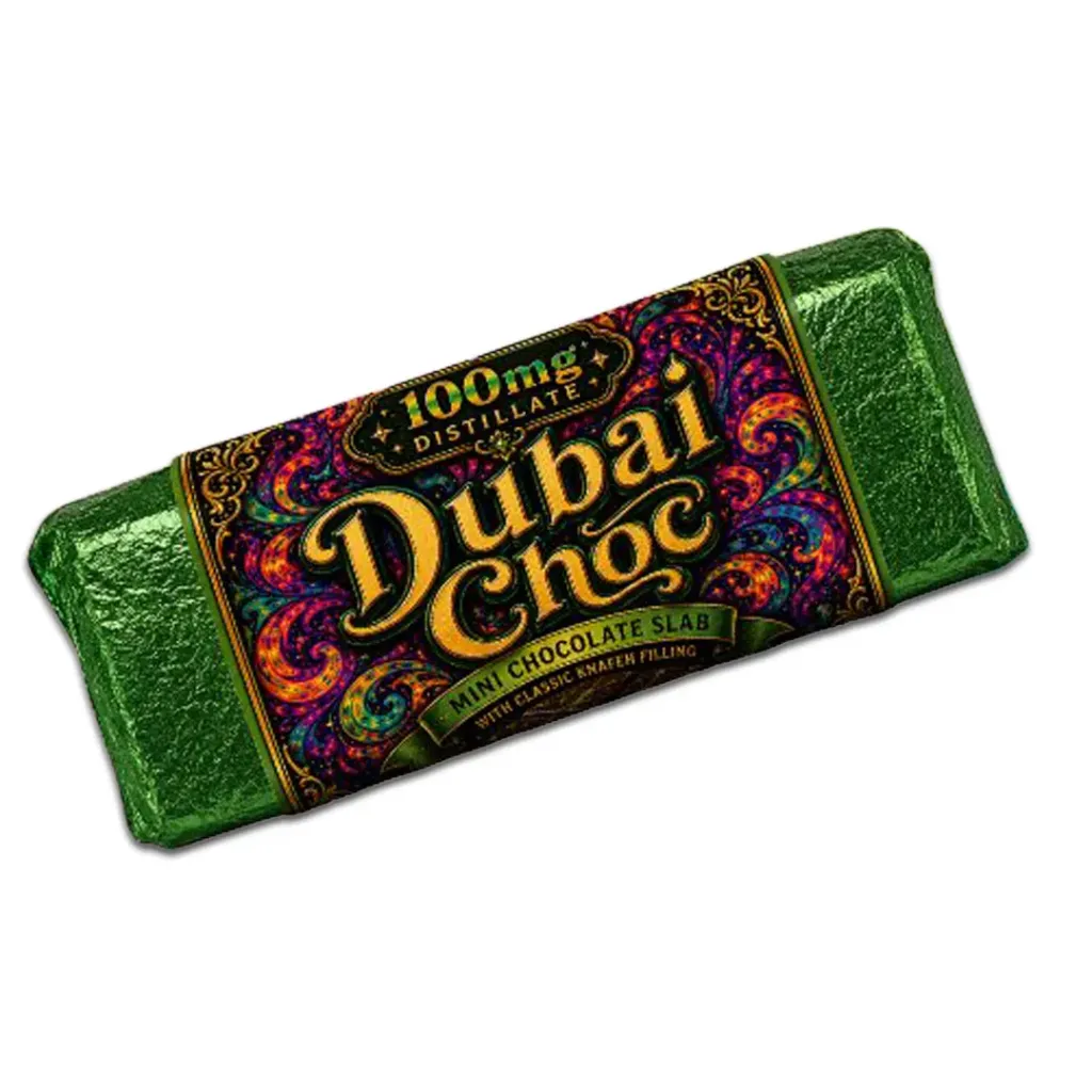 Dubai Mini Chocolate Slabs 100mg (5 Packs)