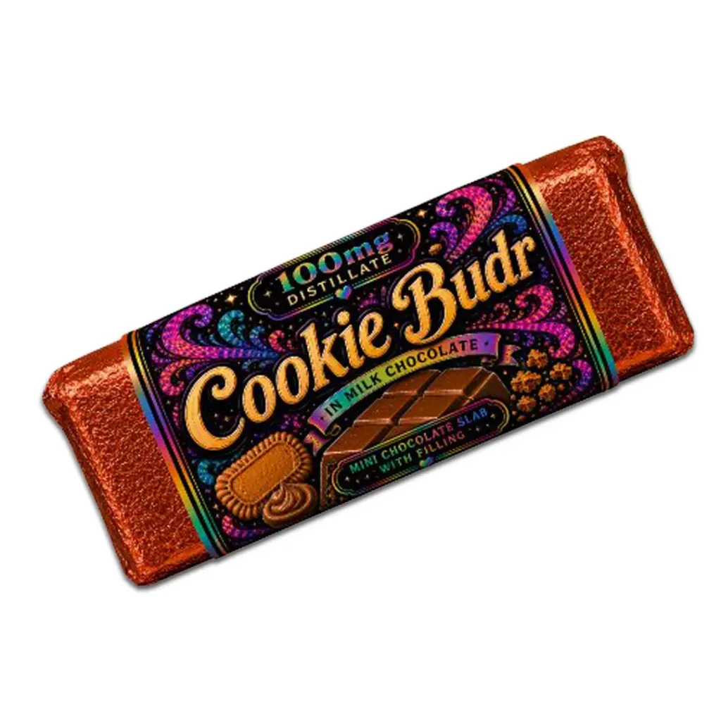 Cookie Budr Mini Chocolate Slabs 100mg (5 Packs)