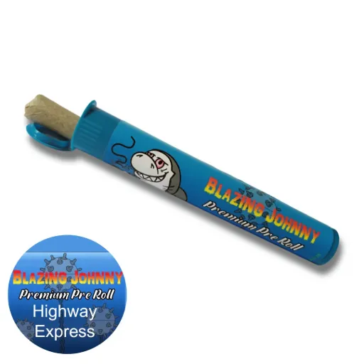 Blazing Johnny Premium Pre-Rolls - Kingsize - Highway Express (Sativa)