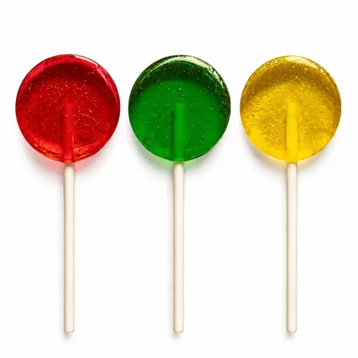 Fruity Lollipops On-The-Go - Full Spectrum Sativa 450mg (15x30mg) - Large Tub (Assorted)