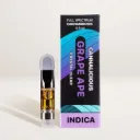 THC Vape Cartridge 0.5ml - Grape Ape (Indica)