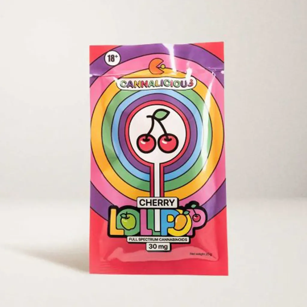 THC Lollipops - Cherry 30mg
