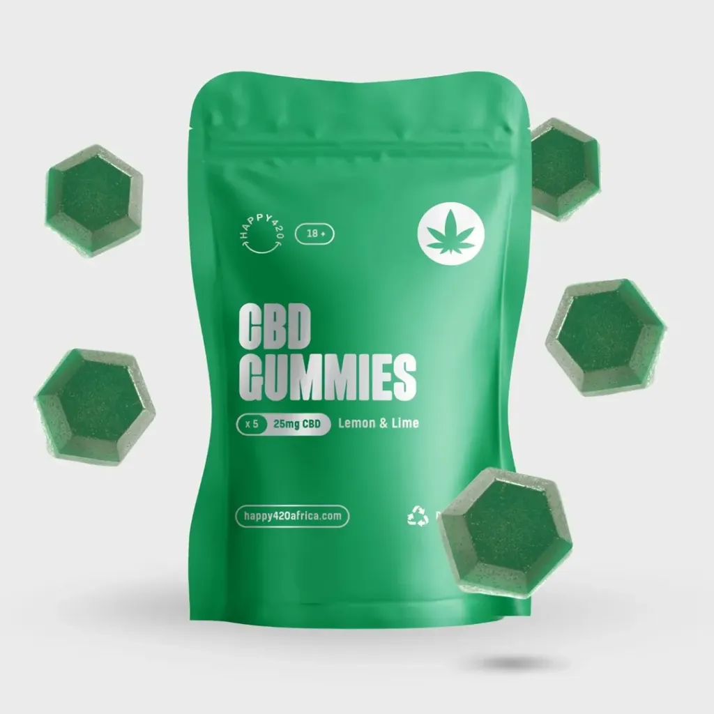 CBD Gummies - Lemon & Lime 125mg (5x25mg)