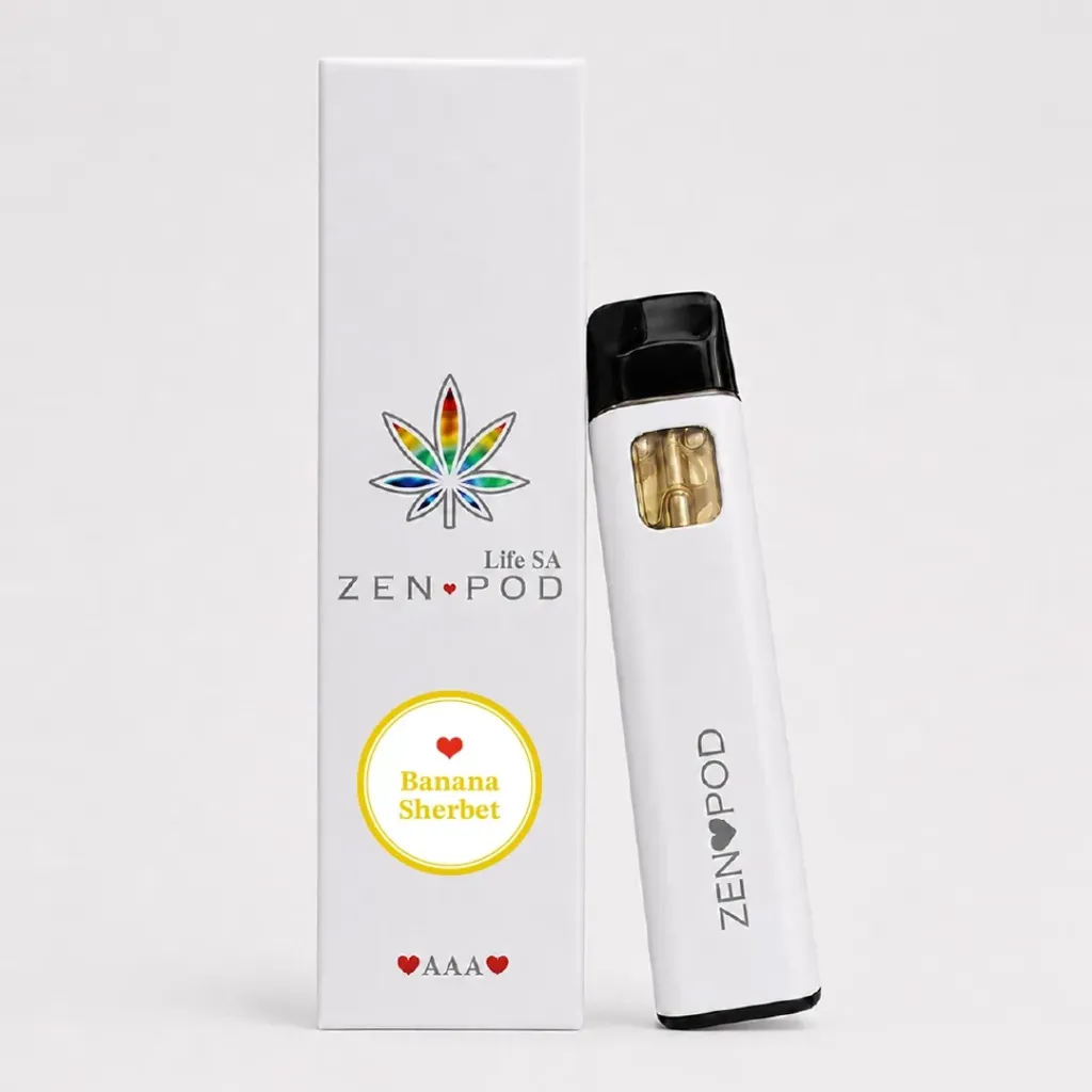 ZenPod Disposable Vapes 1ml - Banana Sherbet (Hybrid)