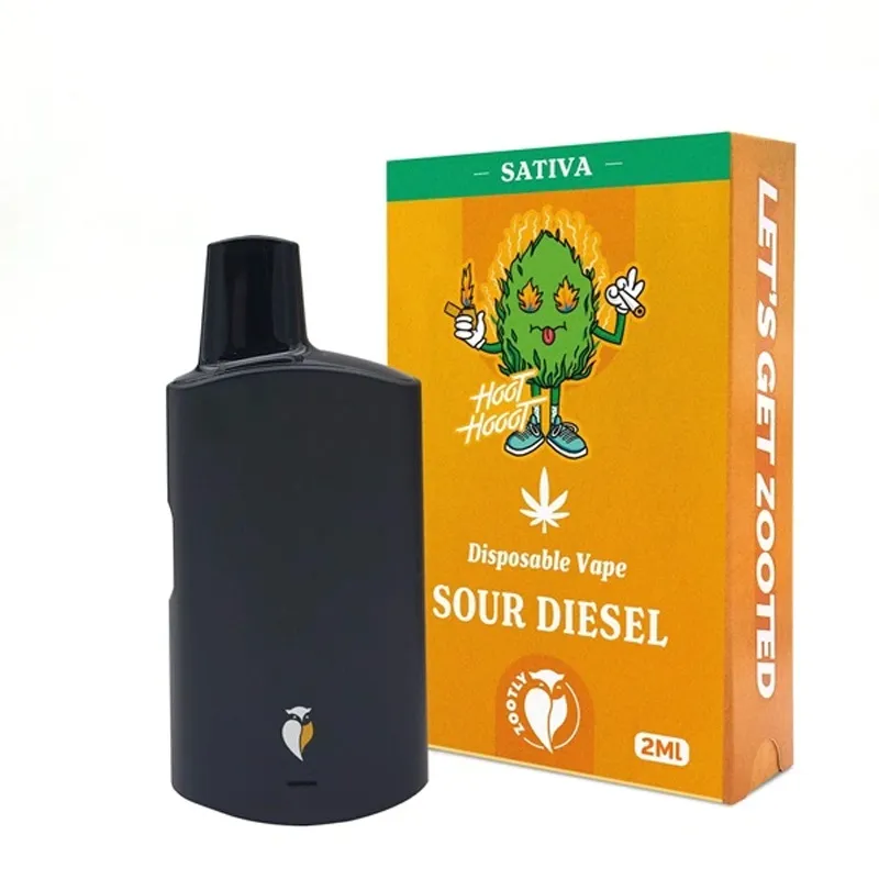 Cannabis Extract Disposable Vapes 2ml - Sour Diesel (Sativa)