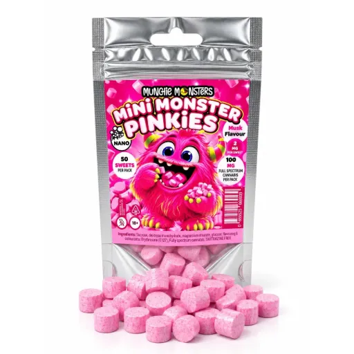 Munchie Monsters Mini Monster Pinkies Candy 100mg (50x2mg)