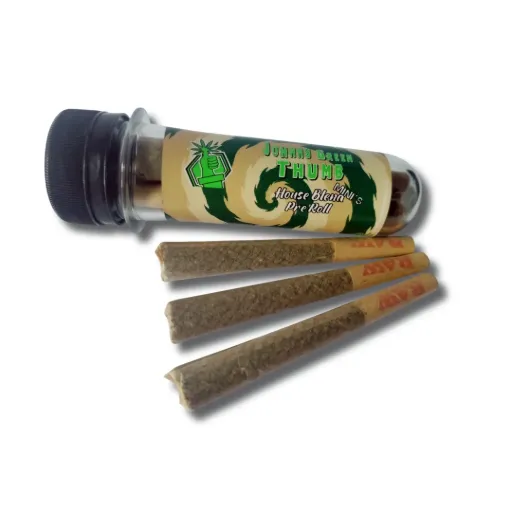 JGT House Blend Pre-Rolls - Mini's - 3's (Blended Greenhouse, Greendoor & Indoor)