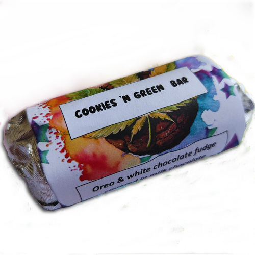 Cookies 'n Green Bar (Pack of 10) (50 mg)