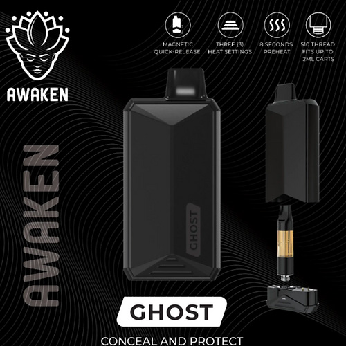 Awaken® Ghost Rechargeable Vape Battery 650mAh