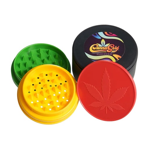 Weed Grinder - Acetal Irie Colours (Black)