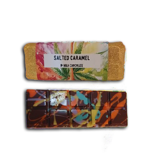 Salted Caramel Mini Chocolate Slabs