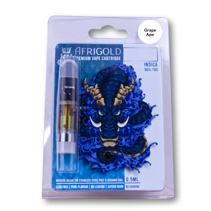 Vape Cartridge - Grape Ape - Full Spectrum (Indica) (0.5ml)