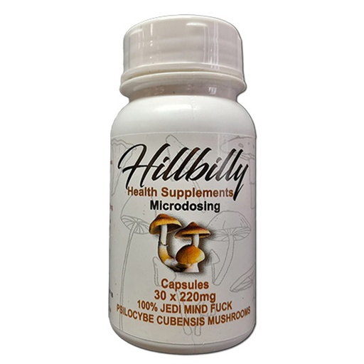 Hillbilly Psilocybin Microdosing Capsules (Jedi Mind Fuck) 30's (220 mg)