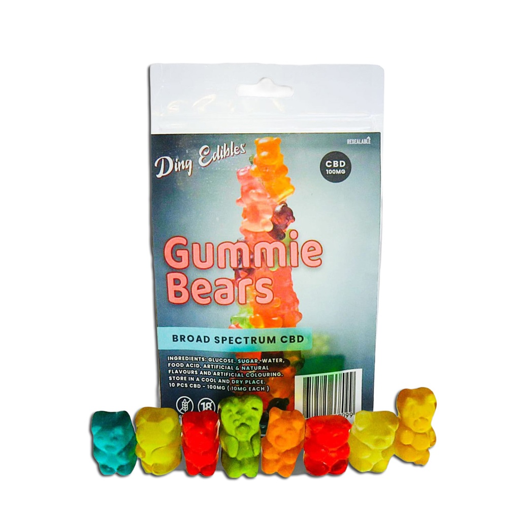 CBD Gummies - Gummy Bears 100mg (10x10mg)